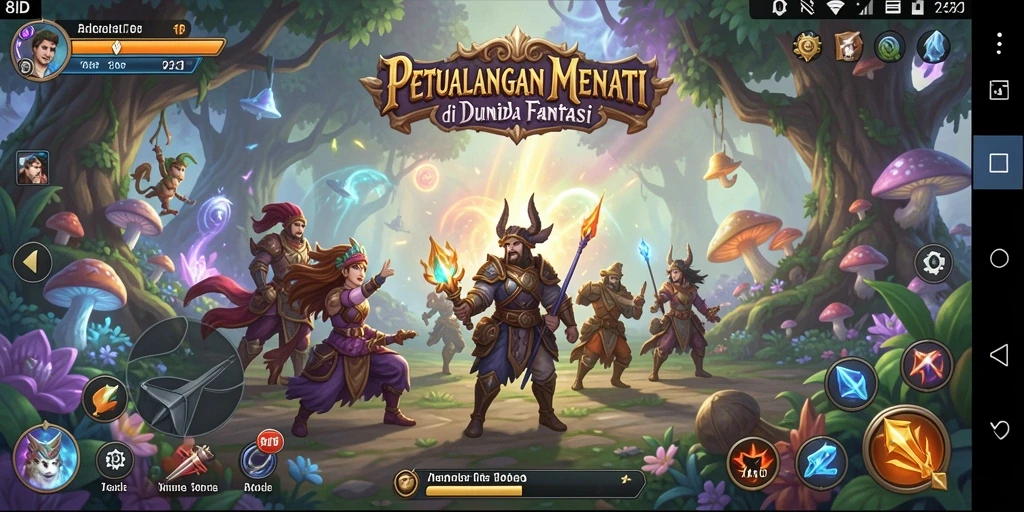 Tampilan gameplay petualangan menakjubkan di 8ID.