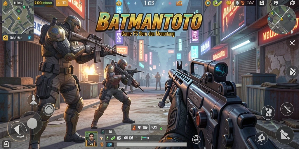 Tampilan gameplay seru dan intens dalam BATMANTOTO.