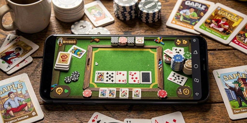 Gameplay seru BW888 dengan pengalaman Gaple yang menarik.