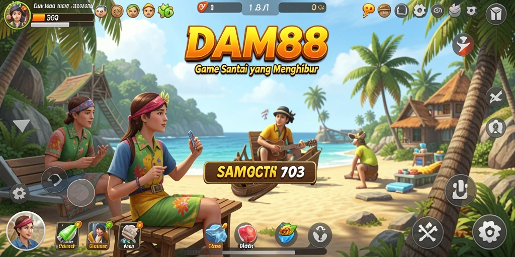 Tampilan gameplay DAM88 yang menarik dan penuh warna.