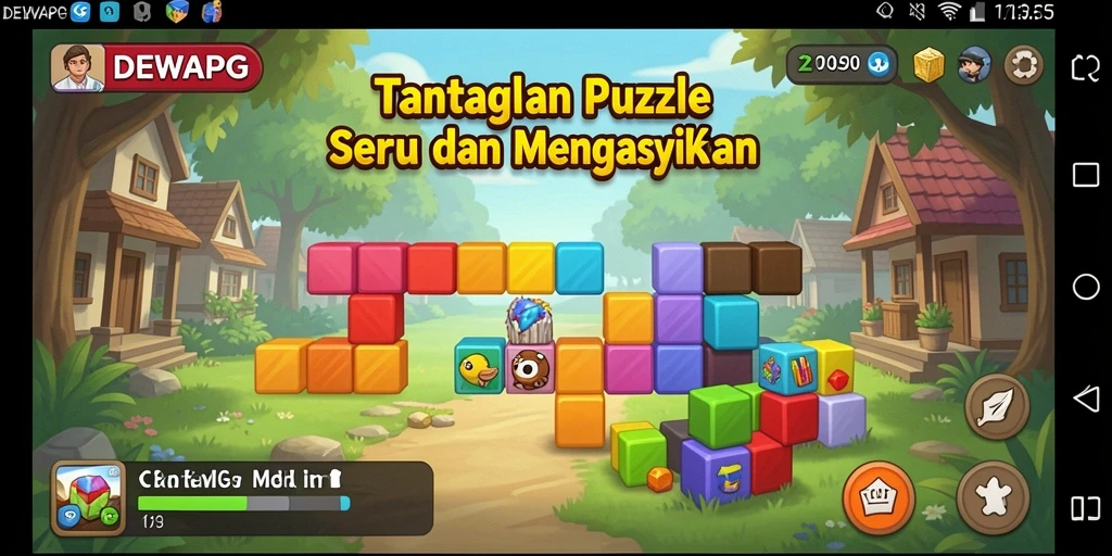 Tampilan gameplay DEWAPG yang seru dan menantang.