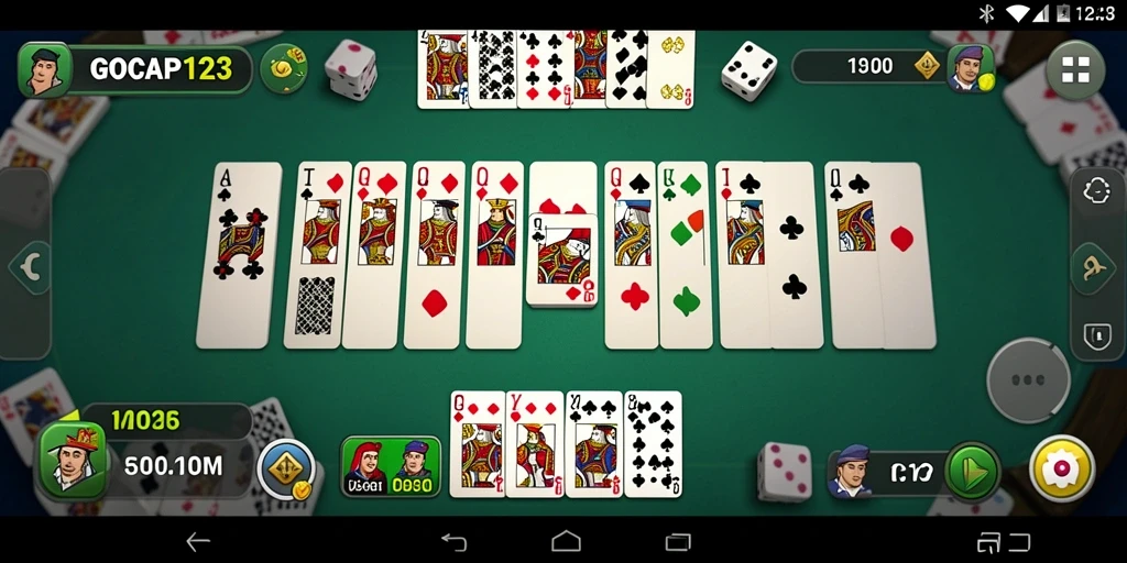Gambar utama dari GOCAP123 menampilkan gameplay domino yang mendebarkan.