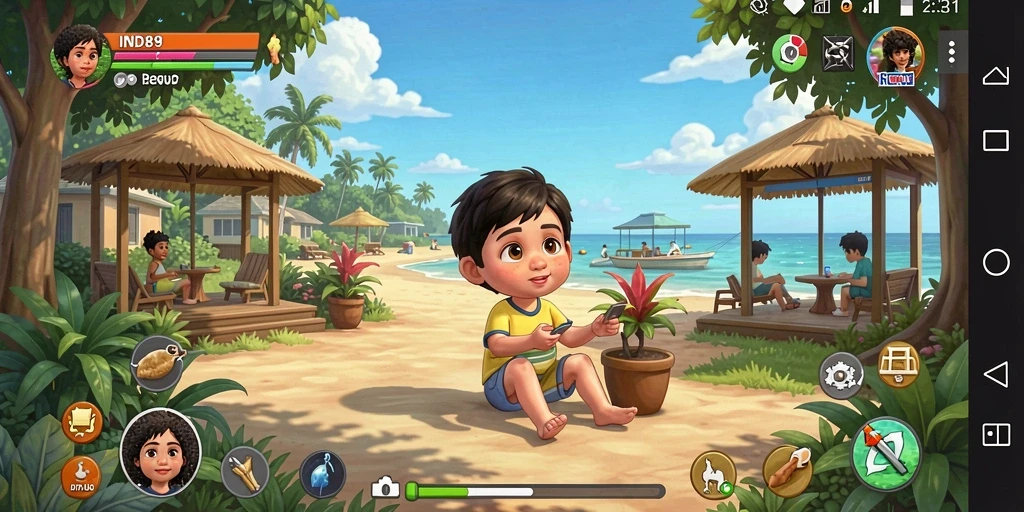 Tampilan gameplay IND89 yang penuh warna dan menyenangkan.