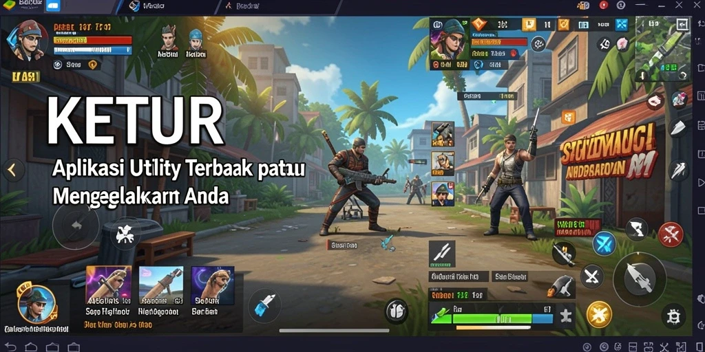 Screenshot utama KETUA menunjukkan antarmuka yang bersih dan terorganisir.