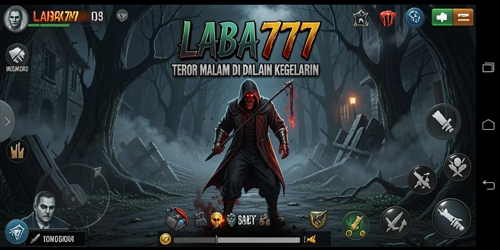 Tampilan gameplay LABA777 yang penuh ketegangan dan misteri.
