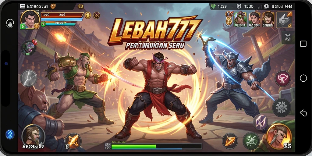 Tampilan gameplay seru pertarungan di LEBAH777.