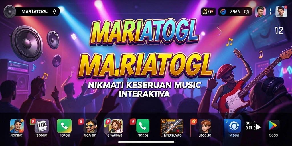 Gameplay MARIATOGL yang seru dan interaktif dalam dunia musik.