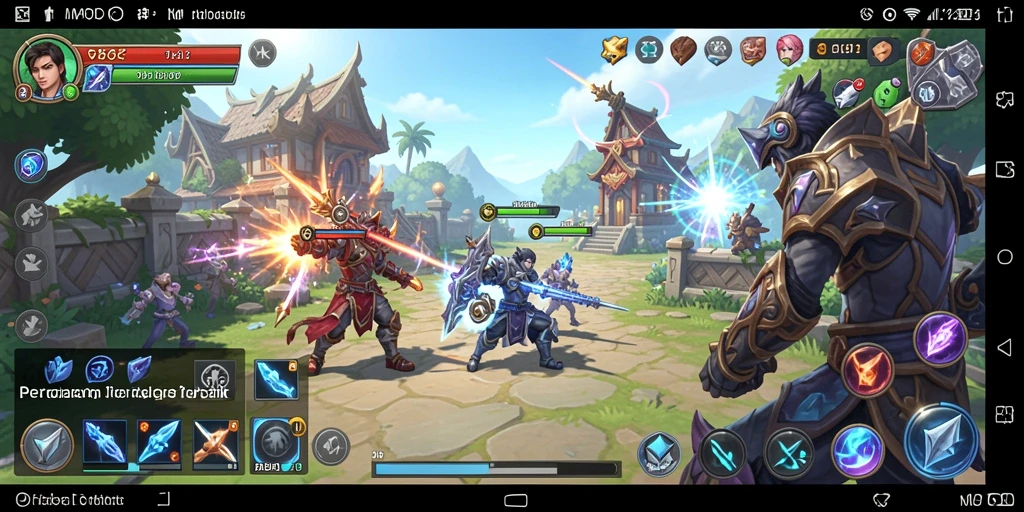 Tampilkan aksi seru dalam gameplay strategis MPOID.