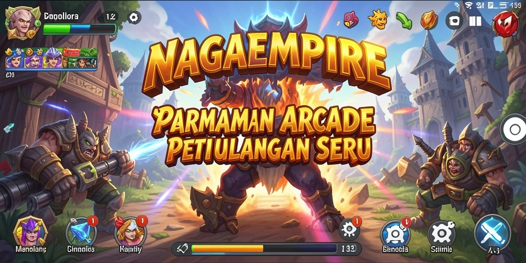 Tampilan gameplay seru dari NAGAEMPIRE di dunia Arcade.
