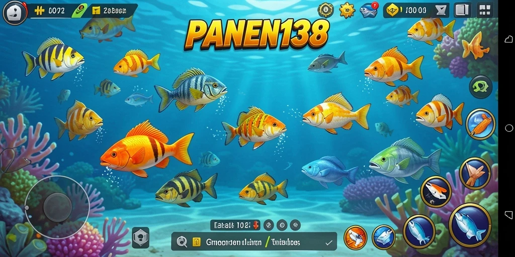 Gameplay seru menembak ikan dalam PANEN138 dengan grafis memukau.