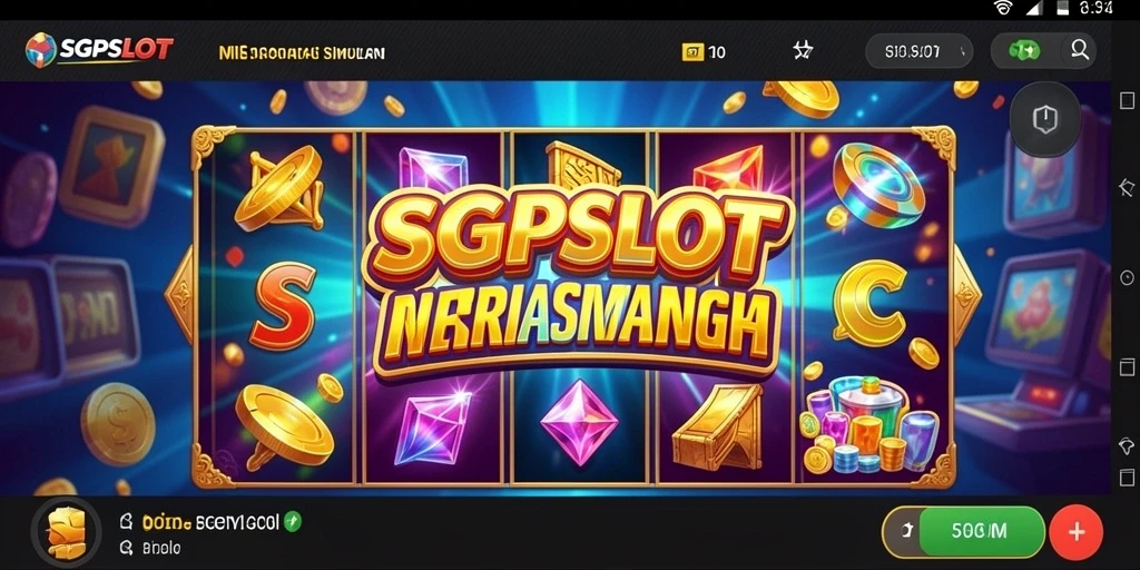 Screenshot gameplay SGPSLOT dengan tampilan slot yang menawan.