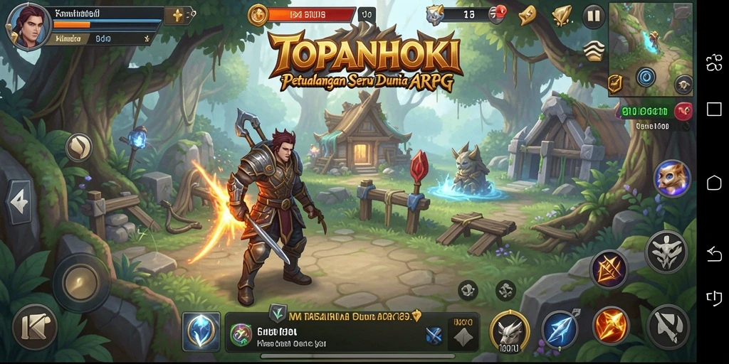 Tampilan fantastis dari gameplay ARPG yang mendebarkan di TOPANHOKI.