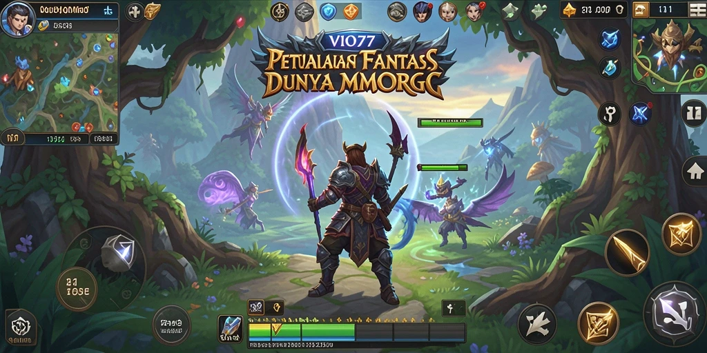 Screenshot gameplay VIO77 dengan aksi pertarungan yang mendebarkan.
