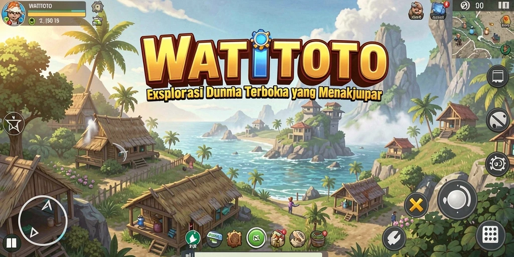 Gameplay WATITOTO menampilkan eksplorasi dunia terbuka yang mengesankan.